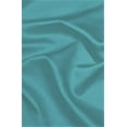thumbnail image 3 of (#86) Hotel Quality Grommet Top, Jacquard 1 Panel Teal Solid Thermal Foam Lined Blackout Heavy Thick Window Curtain Drapes Bronze Grommets 108" Length, 3 of 3