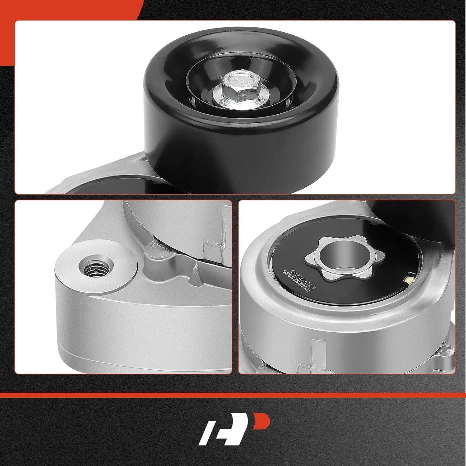 A-Premium Serpentine Belt Tensioner Pulley Assembly Compatible with Honda Accord 2003-2007 Civic 2006-2015 CR-V 2002-2014 Element 2003-2011 2.0L 2.4L