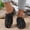 Black, variant on Clogs for Women Mules Shoes: Comfortable Dressy Closed Toe Platform Sandals Summer Casual Adjustable Slip On Walking Wedges Gray 9.5(43)