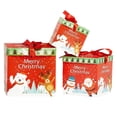 thumbnail image 1 of Bewildely Caja de regalo de Navidad de papel, cartón resistente anidado, versátil, se puede utilizar como elementos decorativos. Poder Kits de decoración para fiestas tipo+1, 1 of 6
