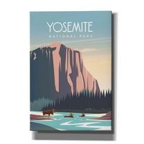 Epic Graffiti 'Yosemite National Park' by Arctic Frame Studio, Canvas Wall Art, 18"x26"
