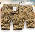 thumbnail image 6 of WREESH Men's Casual Shorts Cargo Shorts Cargo Shorts Running Shorts Multiple Utility Pockets Elastic Waist Cotton Hiking Shorts Khaki, 6 of 9