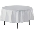 thumbnail image 4 of Genuine Joe, GJO10330, Plastic Round Tablecovers, 6 / Pack, White, 4 of 4