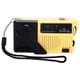 thumbnail image 2 of Manivela Linterna Radio Portátil Mini FM AM Radio Meteorológica con Linterna LED Amarillo, 2 of 5