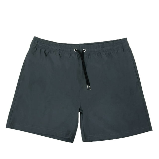 Birdeem Mens Shorts Men Fashion Casual Solid Drawstring Elastic with Pockets Beach Shorts