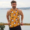 thumbnail image 6 of Fuzoiu Halloween Witches Gnome Print Men's Workout Tank Tops,Sleeveless Gym Shirt Quick Dry,Fitness Bodybuilding T-Shirt,Muscle Athletic Workout Tee-Large, 6 of 7