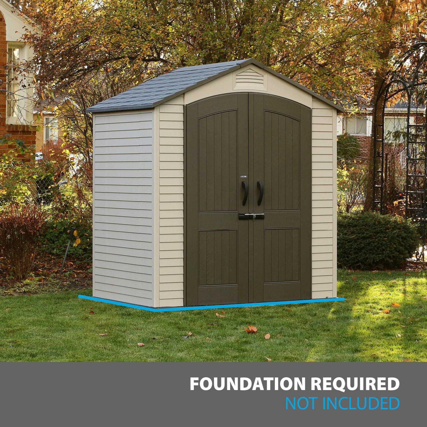 LIFETIME 7 Ft. x 4.5 Ft. Outdoor Storage Shed