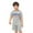 Gray, variant on Lilgiuy Little Baby Boy Clothes Suit Casual Solid Color Loose Sweatshirts Retro Shorts American Flag Matching Outfit for Sport Beach