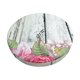 thumbnail image 1 of Disketp Vintage Wood with Floral Funda Redonda para Taburete, Funda de Cojín para Silla de Bar Suave y Elástica-14 inch, 1 of 7