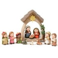 thumbnail image 1 of PENGXIANG Resin Nativity Scene Silhouette  Lighted Holy Family Nativity Sign, 1 of 8