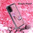 thumbnail image 5 of Case for Samsung Galaxy A51, Galaxy A51 Case Cute Pink Glitter Luxury Sparkle Liquid for Girls Women Quicksand Clear Soft TPU Protective Phone Case for Samsung Galaxy A51 Pink High Heel, 5 of 12
