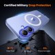thumbnail image 5 of Funda de teléfono Toushion 3 en 1 para iPhone 16 Clear con MagSafe, 5 of 7