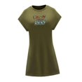 thumbnail image 4 of Vestido de verano para mujer, suave, manga corta, mini vestido para vacaciones, aniversario, viaje SG, 4 of 7