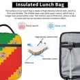 thumbnail image 5 of Insulated Lunch Bag Los Angeles California Flag Reusable Lunch Box for Men Women, 5 of 7