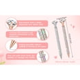 thumbnail image 4 of Qianfeng 6 Pcs Glitter Pens with Rhinestone for Wedding Favors, Black Ink Ballpoint Pen 1.0mm Point, 4 of 11