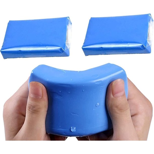2 Barras de Arcilla Mágicas para Detalles de Automóviles 180 g Glassblue