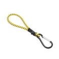 thumbnail image 2 of S SERENABLE Cordon Élastique avec Mousqueton Sangle Élastique Robuste Durable Corde Élastique d'Extérieur Mini Cordons Élastiques pour Tentes Bâche Camping Jaune Noir, 2 of 9