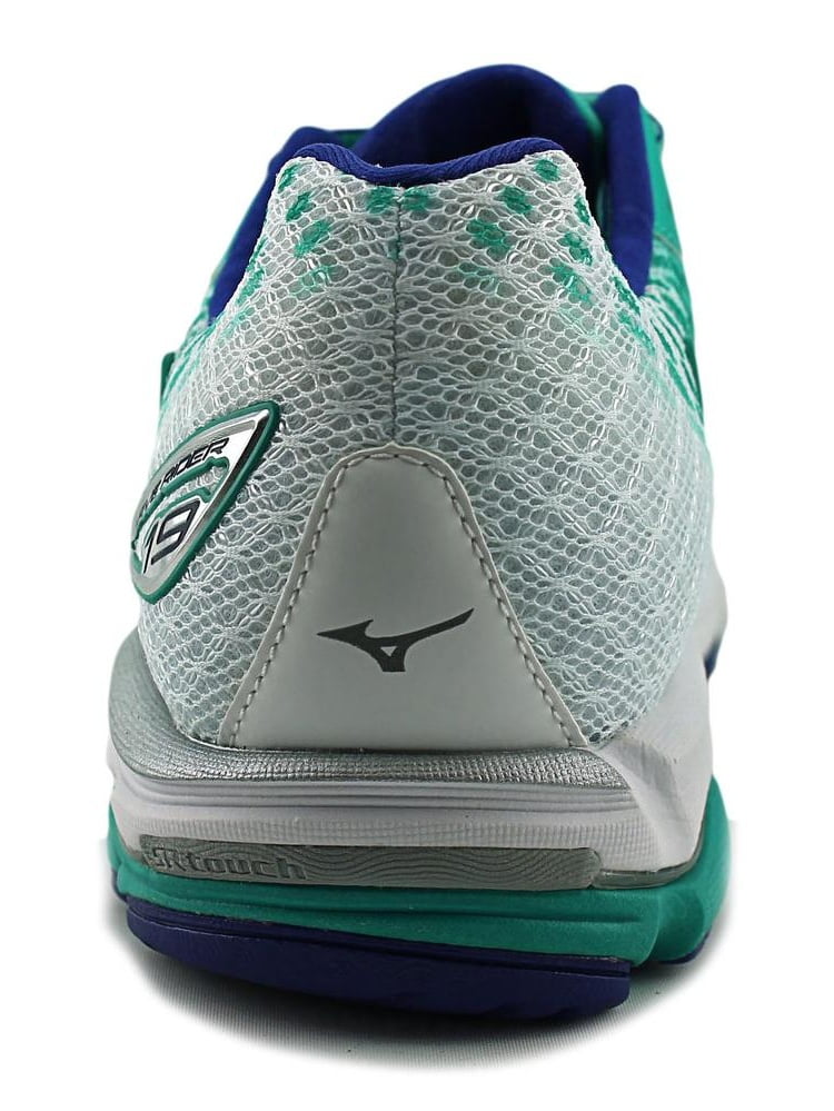Mizuno Wave Rider 19 Women Round Toe Synthetic Green Running Shoe