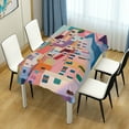 thumbnail image 4 of Yayeee Tablecloths 54" x 72" Rectangle Wrinkle Resistant Party Table Cover, Abstract Painting, 4 of 8