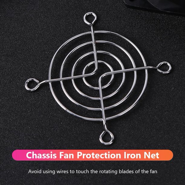 Parrillas De Ventilador De Pc 5pcs PC Case Fan Grills Computer Cooling Fan Finger Guard Protector (60mm)
