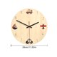 thumbnail image 3 of Reloj de pared adhesivo de madera retro de bricolaje Reloj colgante resistente al agua de bajo ruido para el hogar, WPC011a Advancent HA001626-01, 3 of 6