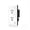 White, variant on Melery Smart US Wall Outlet 10A Zigbee-Enabled with Tuya & Smart Life App Tempered Glass Pane lTiming & Remote Control Function