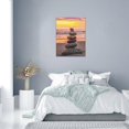 thumbnail image 5 of Zen Stone Wall Decor Sunset Pictures Wall Art Life Spiritual Canvas Print Zen Meditation Painting Framed Home Artwork for Office Bathroom Yoga Room 12"x16", 5 of 6