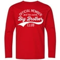 thumbnail image 3 of Inktastic Official Member of the Cool Big Brother Club Long Sleeve Youth T-Shirt, 3 of 5