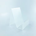 thumbnail image 2 of Estantería de acrílico creativa, sujetalibros, librería sencilla y transparente, estantería de escritorio, tablero acrílico, 2 of 3