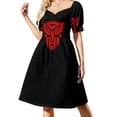 thumbnail image 2 of Vestido de verano de manga corta con el logotipo de Transformers y Autobots., 2 of 7
