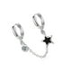 thumbnail image 1 of Sonducket Pendientes de aro de moda delicado pendiente de cadena encantador hermoso cristal de estrella todo-fósforo oreja joyería regalos de navidad Ropa, zapatos y accesorios Miscelánea Sonducket AP016923-00, 1 of 6