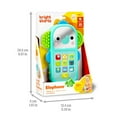 thumbnail image 4 of Bright Starts Elephone Telephone Toy, 4 of 8