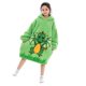 thumbnail image 1 of Sudadera con capucha de gran tamaño para niños, franela suave y cálida, sudadera de manga larga con estampado de dibujos animados, ropa de dormir, 1 of 6