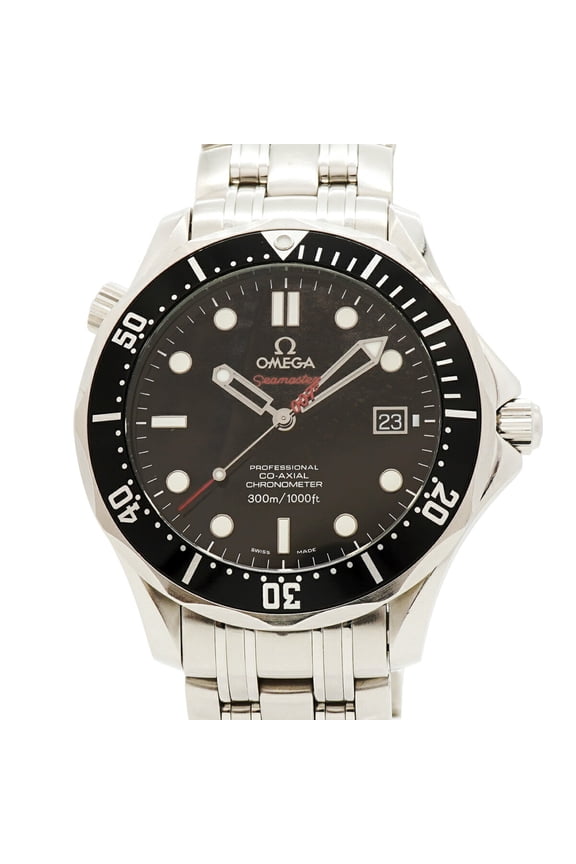 Pre-Owned Omega Seamaster 300 James Bond 007 212.30.41.20.01.001 Black Dial Men's Watch