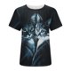 thumbnail image 4 of Puntoco, camisetas de cuello redondo para mujer, camisetas con estampado de animales, camisetas de manga corta, blusas, tops Puntoco Puntoco-4564, 4 of 5