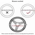 thumbnail image 6 of Bling Car Steering Wheel Cover, Crystal Rhinestone Car Steering Wheel Cover Universal, 15 Inch Cars Steering Wheel Protector for Women or Men, Easy Installation and Cleaning (Black), 6 of 11