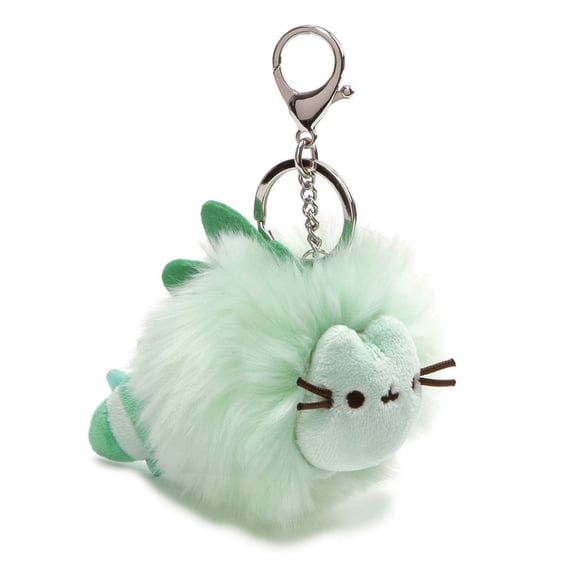 Pusheenosaurus Pom Plush Keychain