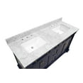 thumbnail image 3 of Sydney 60" Double Bathroom Vanity with Royal Blue Cabinet and Carrara Marble Top, 3 of 5