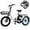 White, variant on Lilypelle Folding Electric Tricycle for Adults & Seniors,three 20*3in Fat Tires Ebike with 750W Motor & 48v 14.5Ah Battery,Cyan