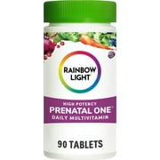 Rainbow Light High-Potency Prenatal One Daily Multivitamin, 90 Count, 1 Bottle