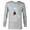 Athletic Heather, variant on Thor Winter Snowflake Holiday Standard - Long Sleeve T-Shirt for Men – Customized-Black