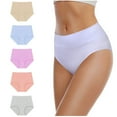 thumbnail image 1 of TACILIP Lot de 5 Culottes pour Femmes Grande Taille Sans Couture Confortables Taille Haute, 1 of 7