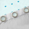 thumbnail image 4 of Manfei Happy Valentine'S Day Blackout Curtains Set of 2 (52x84 Each),Cute Herat Print Window Curtains,Blue Loves Curtains and Drapes For Girls Kids,Ultra Soft Home Decor, 4 of 6