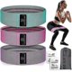 thumbnail image 1 of Bandas de resistencia, juego de bandas de resistencia para hombres y mujeres, juego de 3 bandas de tela para ejercicios de pilates y glúteos, WHBYV, 1 of 4