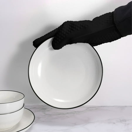 

Kitchen Silicone Oven Super Heat Barbecue Handle Hot Food On The Grill Skillet | Oven