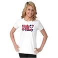 thumbnail image 4 of Chula and Sassy Cute Proud Dominicana Womens Slim Fit Graphic Tee Brisco Brands S, 4 of 5