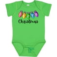 thumbnail image 3 of Inktastic Merry Christmas Rainbow Holiday Lights Boys or Girls Baby Bodysuit, 3 of 5