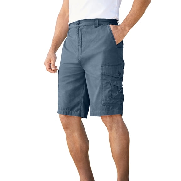 KingSize Men's Big & Tall 10" Side Elastic Canyon Cargo Shorts