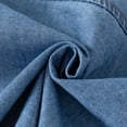 thumbnail image 2 of Coerni Boys Linen Shirt Lapel Button Up Henley Long Sleeve Dress Shirts Cotton Lightweight Tees Tops with One Pocket, 2 of 9