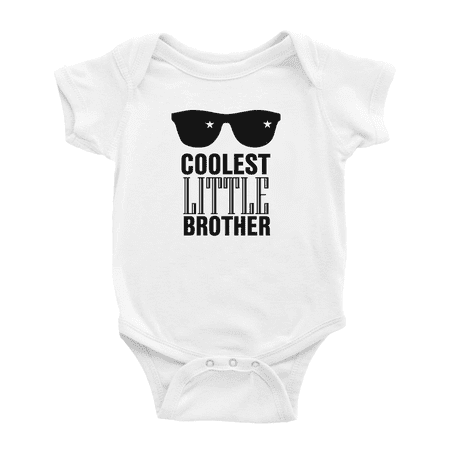 

Coolest Little Brother Newborn Clothes Bodysuits Boy Girl Unisex
